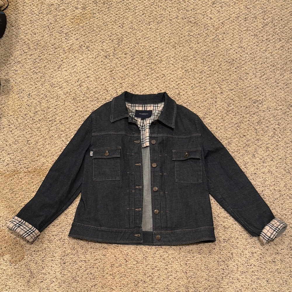 Burberry Dark Denim Jean Jacket